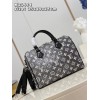 Louis Vuitton Grey Monogram Denim Speedy Bandoulière 25 Bag