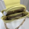 Louis Vuitton M21798 Capucines MM Yellow Leather Bag
