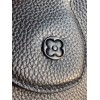 Chanel capucines all black MM leather bag