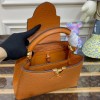 Louis Vuitton Capucines Brown Ostrich leather PM/MM bag