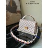 Louis Vuitton Croisette Damier Azur in Rose Handbags N50053