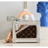 Louis Vuitton Peptite Valise silver bag