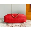Louis Vuitton 2023 Monogram S Lock Red Clutch M46544