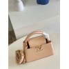 Louis Vuitton Capucines Mini Taurillon Orange Bag