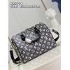 Louis Vuitton Speedy Bandoulière Gray Denim 25 Bag