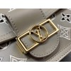 Louis Vuitton Dauphine East West Metis Grey Leather Bag