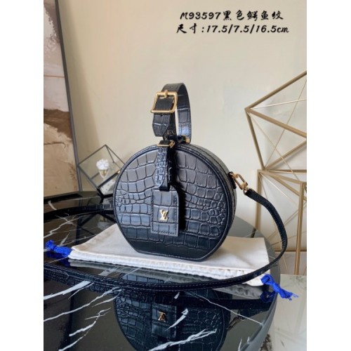 Louis Vuitton PETITE BOITE CHAPEAU Crocodile M9359