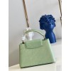Louis Vuitton Capucines BB Taurillon Green Bag