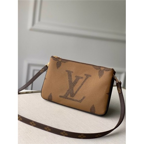 louis vuitton pochette double zip bag