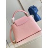 Louis Vuitton Capucines MM Taurillon Pink Leather Bag