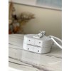 LV Petite Boite Chapeau Crocodile White leather M43514