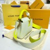 Louis Vuitton Capucines Mini White/Green Bag