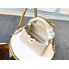 Louis Vuitton Capucines White BB 21cm M53960