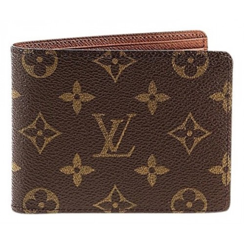 Louis Vuitton Monogram Canvas Original leather Wallet M60895