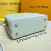 Louis Vuitton Capucines Mini White/Green Bag