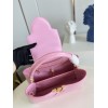 Louis Vuitton Pink Crocodile Capucines PM