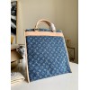 LOUIS VUITTON Flat shopper hand tote bag