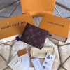 Louis Vuitton Monogram Canvas Original leather Wallet M60895