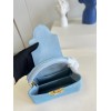 Louis Vuitton Capucines Mini Taurillon Blue Bag