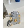 Louis Vuitton camera box silver