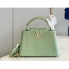 Louis Vuitton Capucines BB Taurillon Green Bag