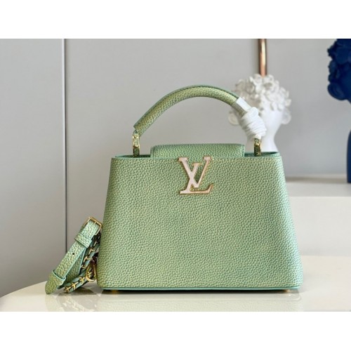 Louis Vuitton Capucines BB Taurillon Green Bag