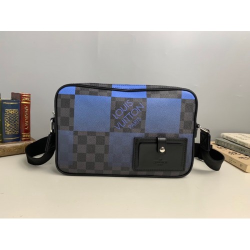 Louis Vuitton Alpha Messenger Damier Graphite blue N40421