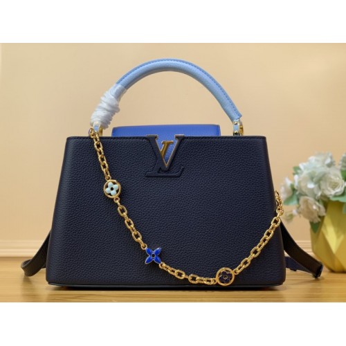 Louis Vuitton Capucines Blue MM M20708