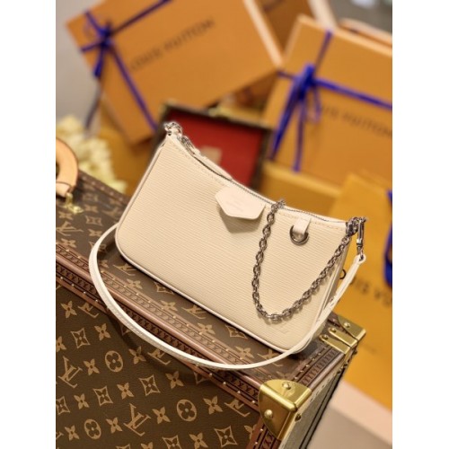 LV Easy Pouch On Strap Epi Leather in Cream M80471