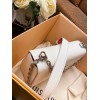 Louis Vuitton Twist MM White Chain Bag