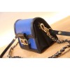 Louis Vuitton Dauphine Monogram Canvas Blue Handbag