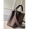 Chanel capucines all black MM leather bag