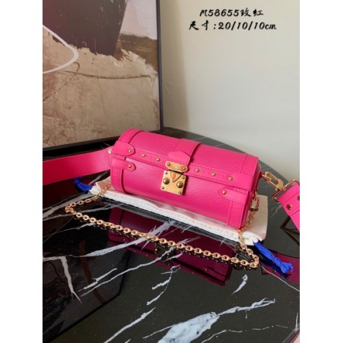 LV Papillon Trunk Epi Leather in Pink M58655