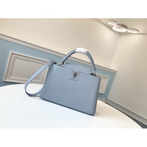 Louis Vuitton 27cm Capucines Blue BB M55356