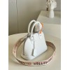 Louis Vuitton Alma BB Ebene Canvas Handbags White