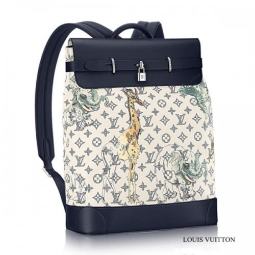 Louis Vuitton M43296 Steamer Backpack Monogram Savane Canvas