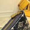 Louis Vuitton long denim wallet