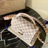 Louis Vuitton Croisette Damier Azur in Rose Handbags N50053