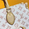 Louis Vuitton Onthego white retro colored MM bag