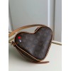 LV Heart Monogram Crossbody Logo Shoulder Bags