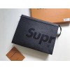 Louis Vuitton Supreme Clutch M41366 Black