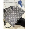 Louis Vuitton Neverfull Gray Denim MM Bag