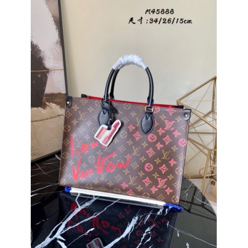 Louis Vuitton ONTHEGO Monogram MM Love M45888