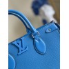 Louis Vuitton Grenelle tote blue epi pm bag