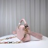 Louis Vuitton M21798 Capucines Mini Pink Leather Bag