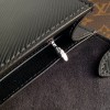 Louis Vuitton Small Black Epi Leather Chain Bag