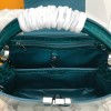Louis Vuitton Blue Crocodile Capucines PM