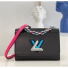 Louis Vuitton Twist Black Epi Leather Colorful Chain Bag