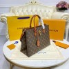 Louis Vuitton Flower Tote Shoulder Brown Bag M43550