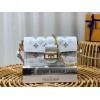 Louis Vuitton Dauphine East West Metis White Leather Bag